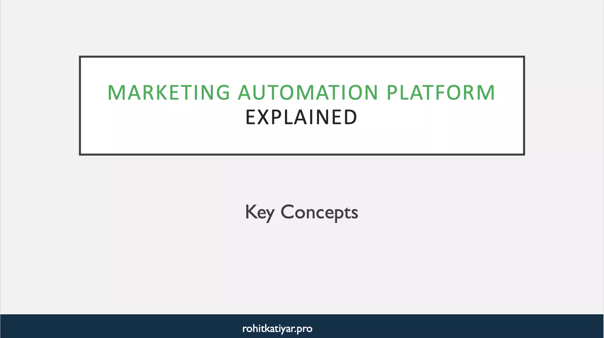 Marketing Automation Platform