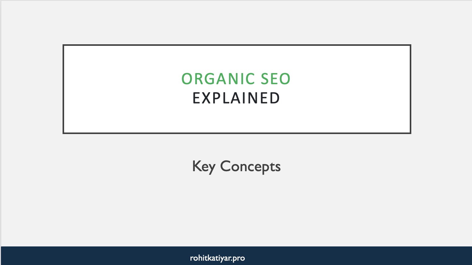 Organic Seo