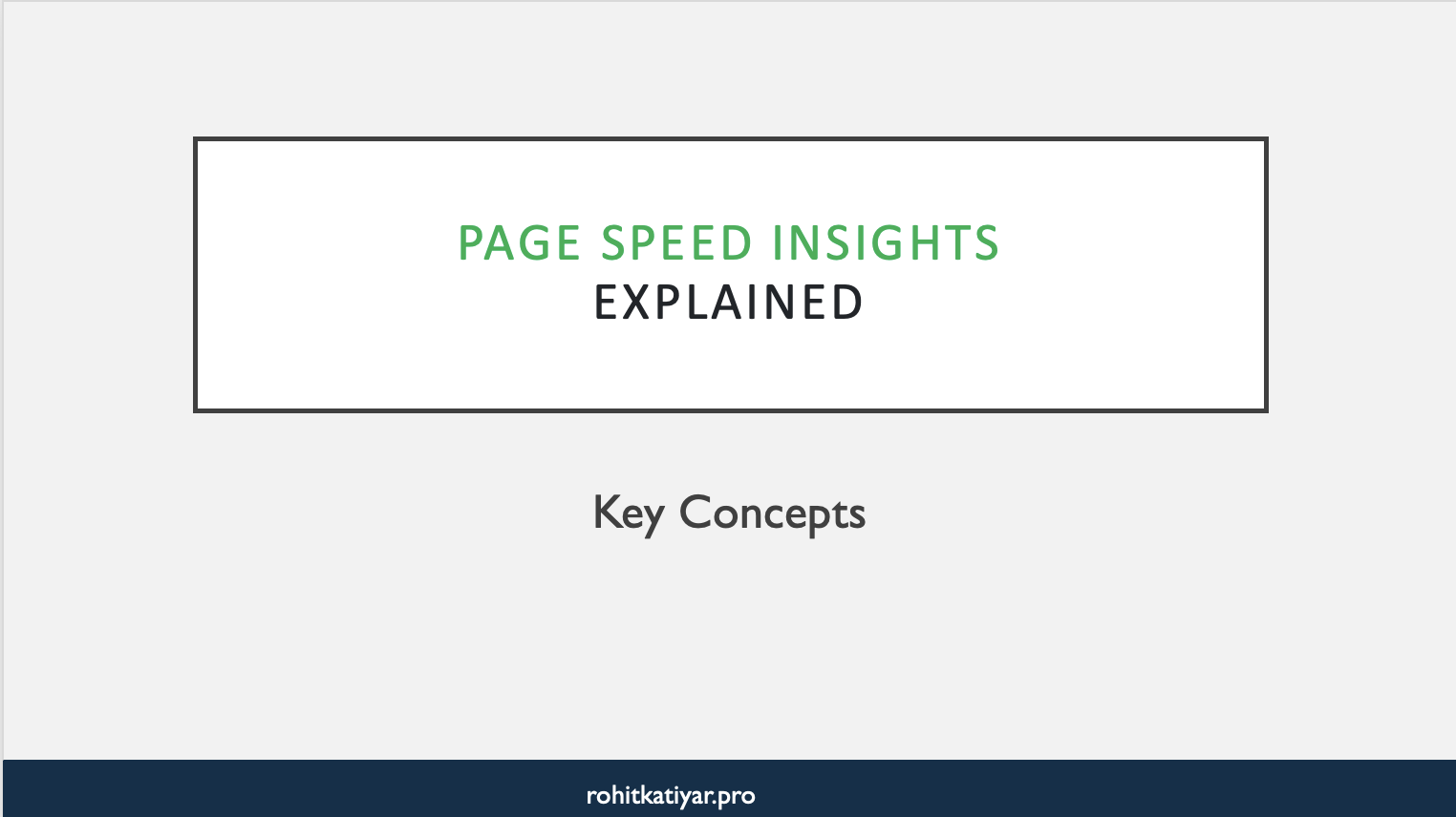 Page Speed