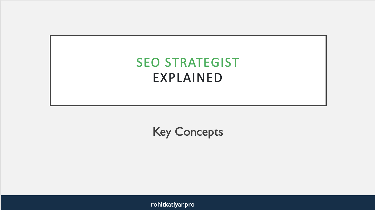 Seo Strategist